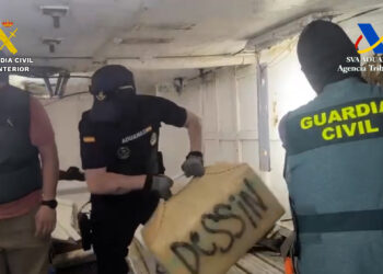 Detenidas 44 personas e incautadas cerca de cinco toneladas de hachís en un operativo desde el Campo de Gibraltar hasta el río Guadiana