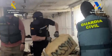 Detenidas 44 personas e incautadas cerca de cinco toneladas de hachís en un operativo desde el Campo de Gibraltar hasta el río Guadiana