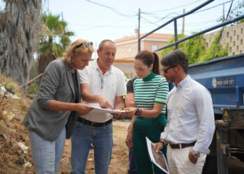 Arona obras tuberiìa El Fraile 1