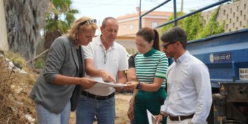 Arona obras tuberiìa El Fraile 1