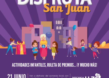 Cartel Disfruta San Juan