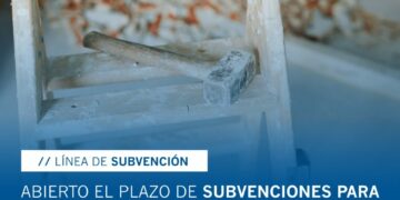 Cartel subvenciones rehabilitación de viviendas Plan de Vivienda de Canarias 2020-2025