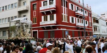 El Ayuntamiento activa un dispositivo especial de tráfico para el regreso de la Virgen del Pino a Teror 2