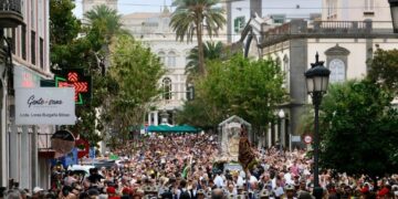 El Ayuntamiento reordena el tráfico en la Vega de San José y Vegueta para la llegada de la Virgen del Pino