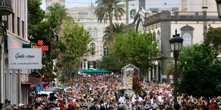 El Ayuntamiento reordena el tráfico en la Vega de San José y Vegueta para la llegada de la Virgen del Pino