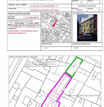 Ficha edificio 19 Plaza la Concepción