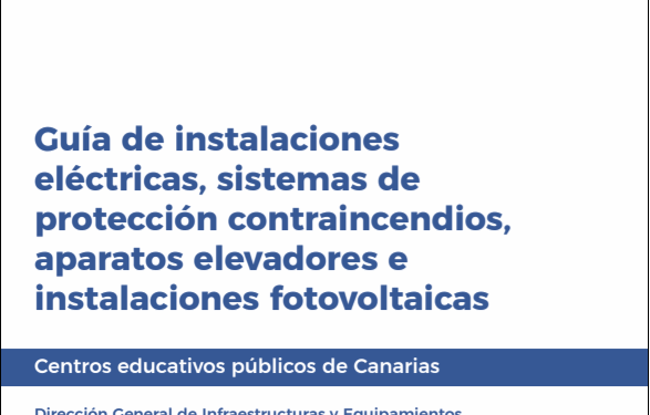 Educación publica una guía técnica para facilitar la gestión de las instalaciones en los centros canarios