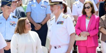 Un momento durante el acto