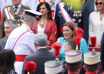 Un momento durante el acto