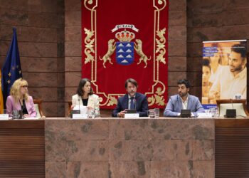 Un momento durante la jornada