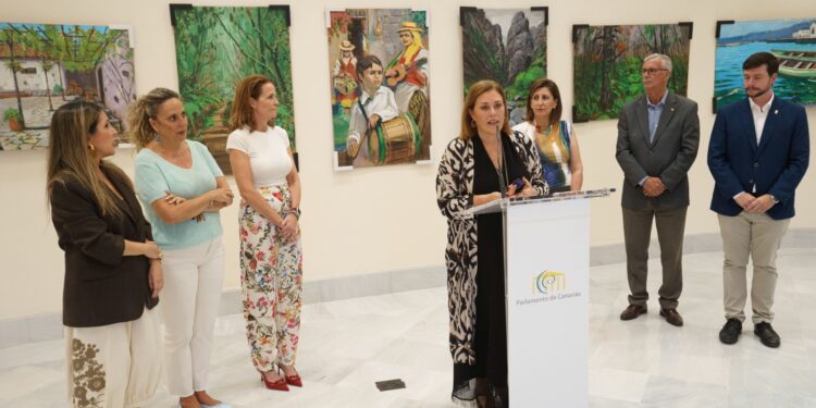 Un momento durante la inauguración