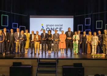 Un momento durante el acto