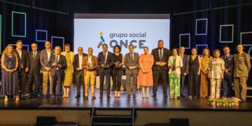 Un momento durante el acto