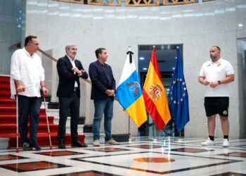 El Gobierno de Canarias celebra el triunfo del Interisleta Baloncesto en el Campeonato de España FEDDI 