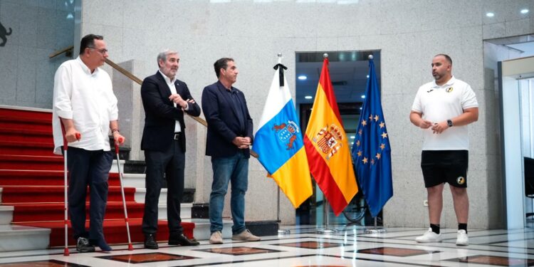 El Gobierno de Canarias celebra el triunfo del Interisleta Baloncesto en el Campeonato de España FEDDI 