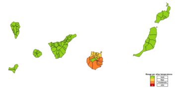 Sanidad activa avisos de riesgo para la salud por calor en Gran Canaria