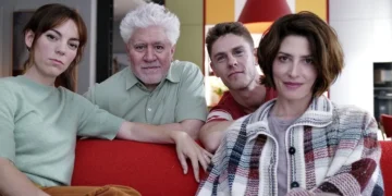 Bárbara Lennie, Leonardo Sbaraglia y Aitana Sánchez-Gijón en la nueva película de Pedro Almodóvar
