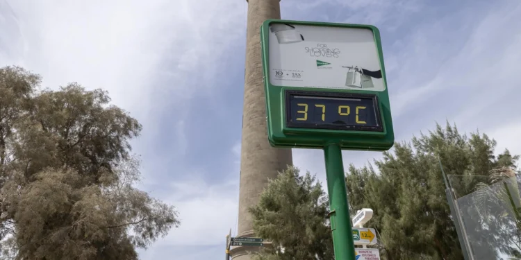 Declaran la alerta en Gran Canaria por temperaturas de hasta 37 ºC y riesgo de incendios forestales