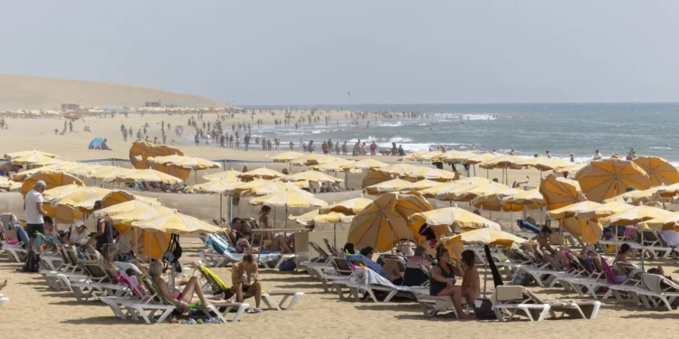 Maspalomas actualizará a 4,5 euros los «precios obsoletos» de sus hamacas y sombrillas y ofrecerá balinesas por 15 euros