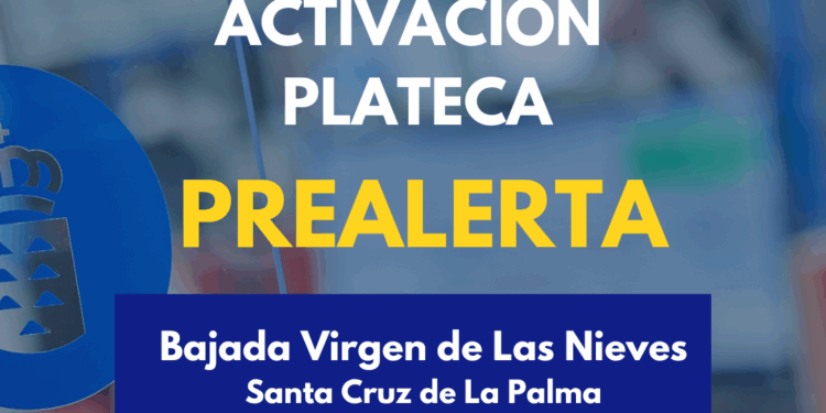 El Gobierno activa el PLATECA en prealerta con carácter preventivo en Santa Cruz de La Palma