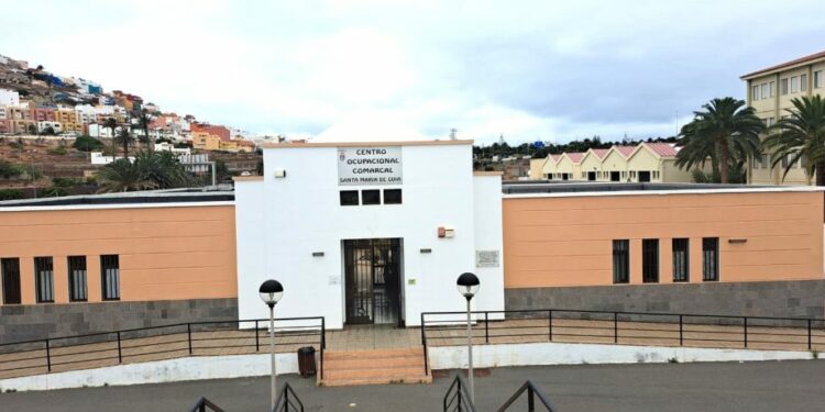 Centro Ocupacional Comarcal Santa María de Guía, en la calle Lomo Guillén.