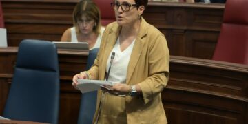 Candelaria Delgado acusa a la oposición de mentir y presentar datos falsos en el Parlamento