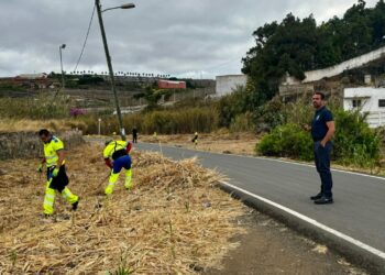 Dispositivo de limpieza previo a las Fiestas de San Lorenzo