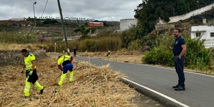 Dispositivo de limpieza previo a las Fiestas de San Lorenzo