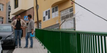 El Ayuntamiento realiza una veintena de actuaciones de mejoras en las infraestructuras de Lomo Apolinario 2