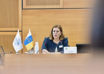 Un momento durante la reunión en Bruselas