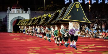 Un momento durante el acto