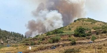 Incendio en El Tanque