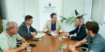 Reunión mantenida entre ayuntamiento, viceconsejería y asociacion canario marroquí