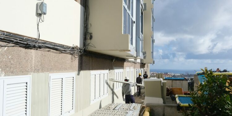 Trabajos de rehabilitación en La Paterna