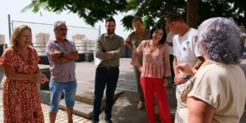 Visita de la alcaldesa, Carolina Darias, al barrio de San José