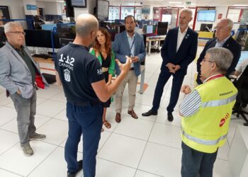 El impulsor del día internacional para prevenir ahogamientos conoce el funcionamiento del 112 Canarias
