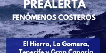 El Gobierno declara la prealerta por fenómenos costeros en El Hierro, La Gomera, Tenerife y Gran Canaria
