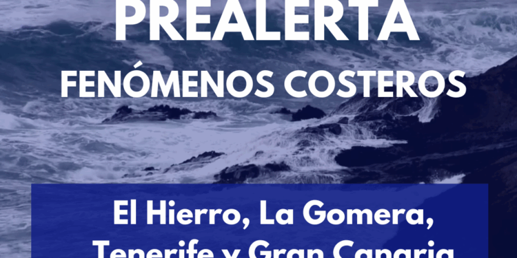 El Gobierno declara la prealerta por fenómenos costeros en El Hierro, La Gomera, Tenerife y Gran Canaria