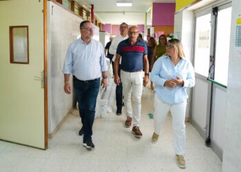 Educación garantiza la apertura del CEIP Poeta Tomás Morales tras los desperfectos sufridos en julio