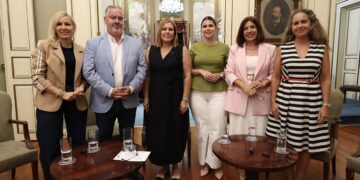 Un momento durante la grabación del videopodcast