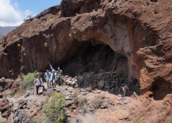 Los primeros habitantes de La Gomera convivían con su ganado en cuevas