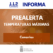El Gobierno actualiza la situación pasando a prealerta por temperaturas máximas en toda Canarias