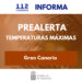 El Gobierno de Canarias declara la prealerta por temperaturas máximas en Gran Canaria
