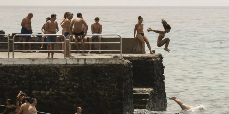 Haría marca con 36,8 grados la temperatura máxima en Canarias, la séptima de España