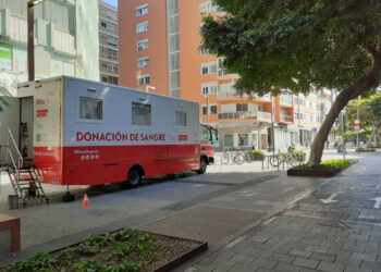 El SCS acerca la donación de sangre a la avenida de Mesa y López de Las Palmas de Gran Canaria