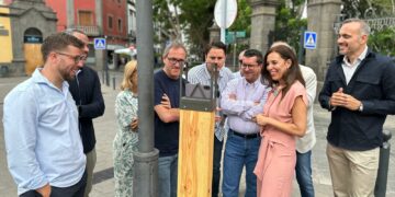 Turismo inaugura en el casco histórico de Arucas el primer punto selfie de la ‘Ruta Fotográfica de Canarias’