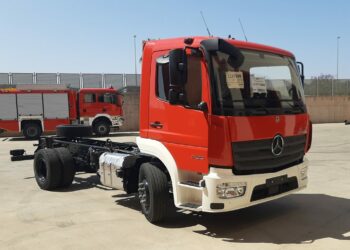 Avanza la construcción de los tres nuevos camiones primera salida de Bomberos de Las Palmas de Gran Canaria