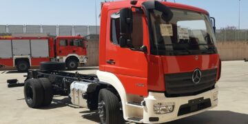 Avanza la construcción de los tres nuevos camiones primera salida de Bomberos de Las Palmas de Gran Canaria