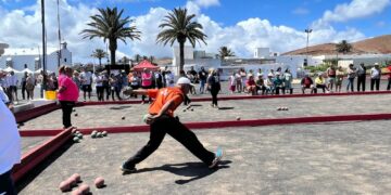 La bola canaria congrega en Lanzarote a las selecciones insulares en busca del campeonato regional 2025