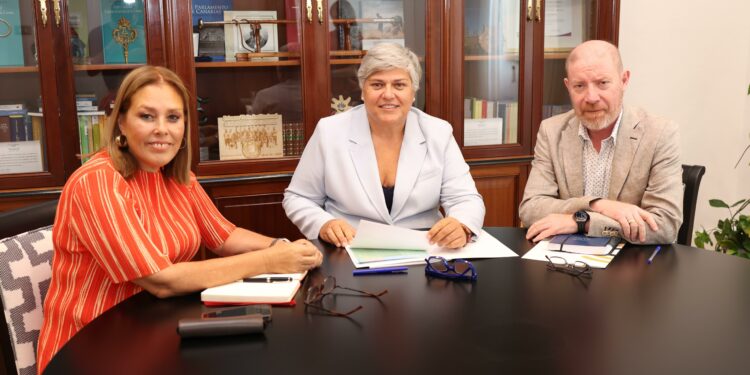 Un momento durante la reunión